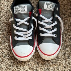 Converse Kids' Black and Gray All Star Shoes
